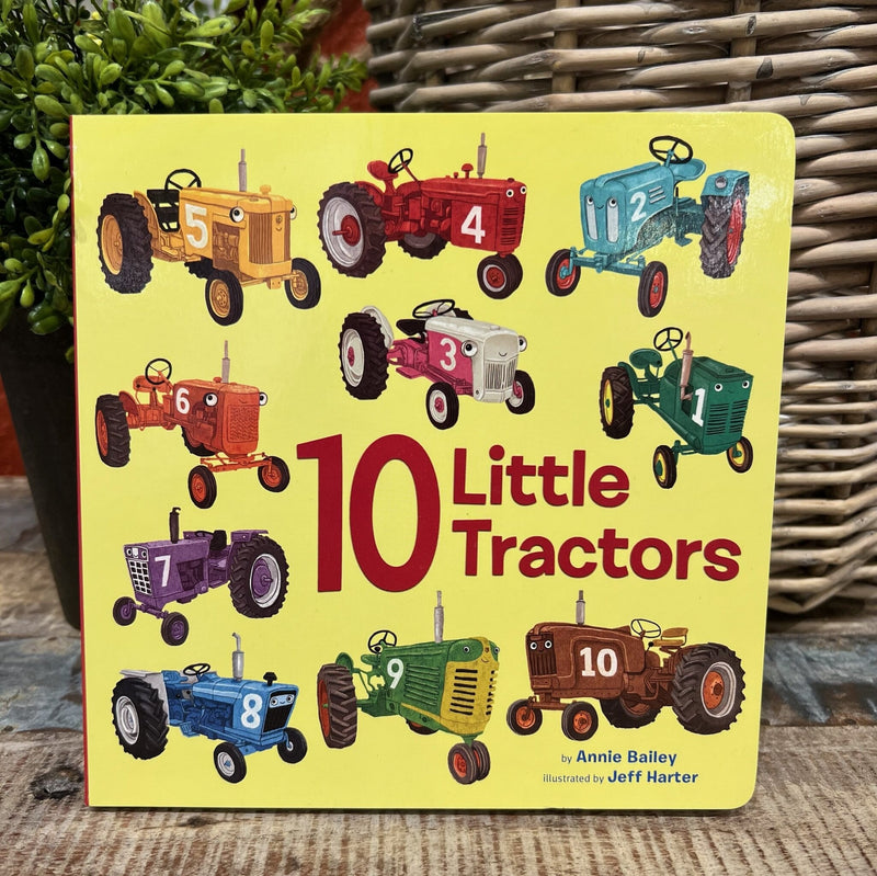 10 Little Tractors Board Book