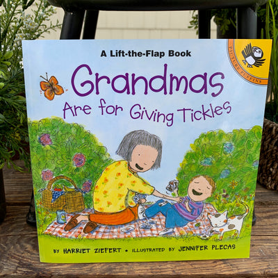 Grandmas Are For Giving Tickles and Grandpas Are For Finding Worms Book - Apothecary Gift Shop