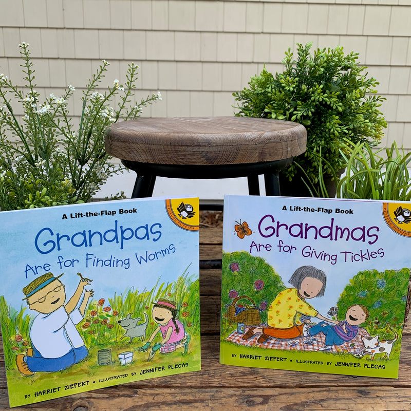 Grandmas Are For Giving Tickles and Grandpas Are For Finding Worms Book - Apothecary Gift Shop