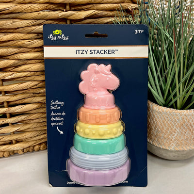 Itzy Ritzy Silicone Stacking Rings Toy