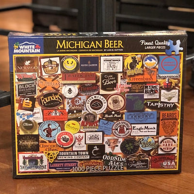 Michigan Beer Puzzle - Apothecary Gift Shop