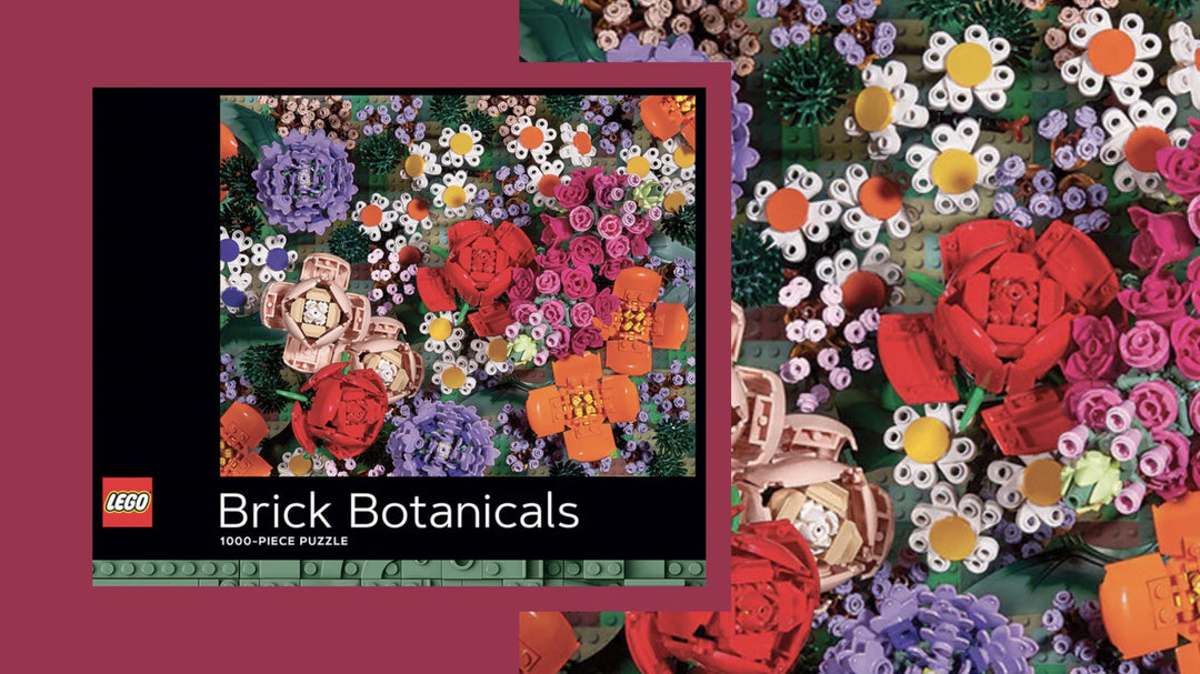 レコスケ＆レコガール ぬいぐるみセット Lego Brick Botanicals Puzzle – Apothecary Gift Shop
