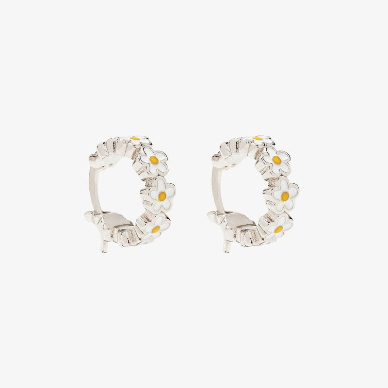 Painted Blooms Pura Vida Hoop Earrings