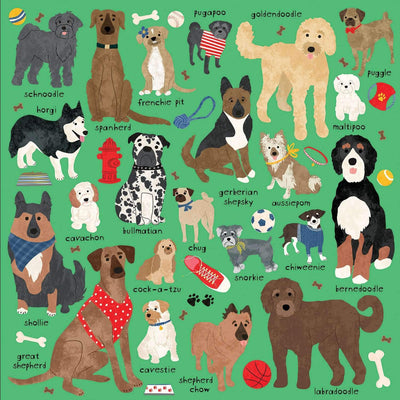Mixed Breeds Dog Puzzle - Apothecary Gift Shop