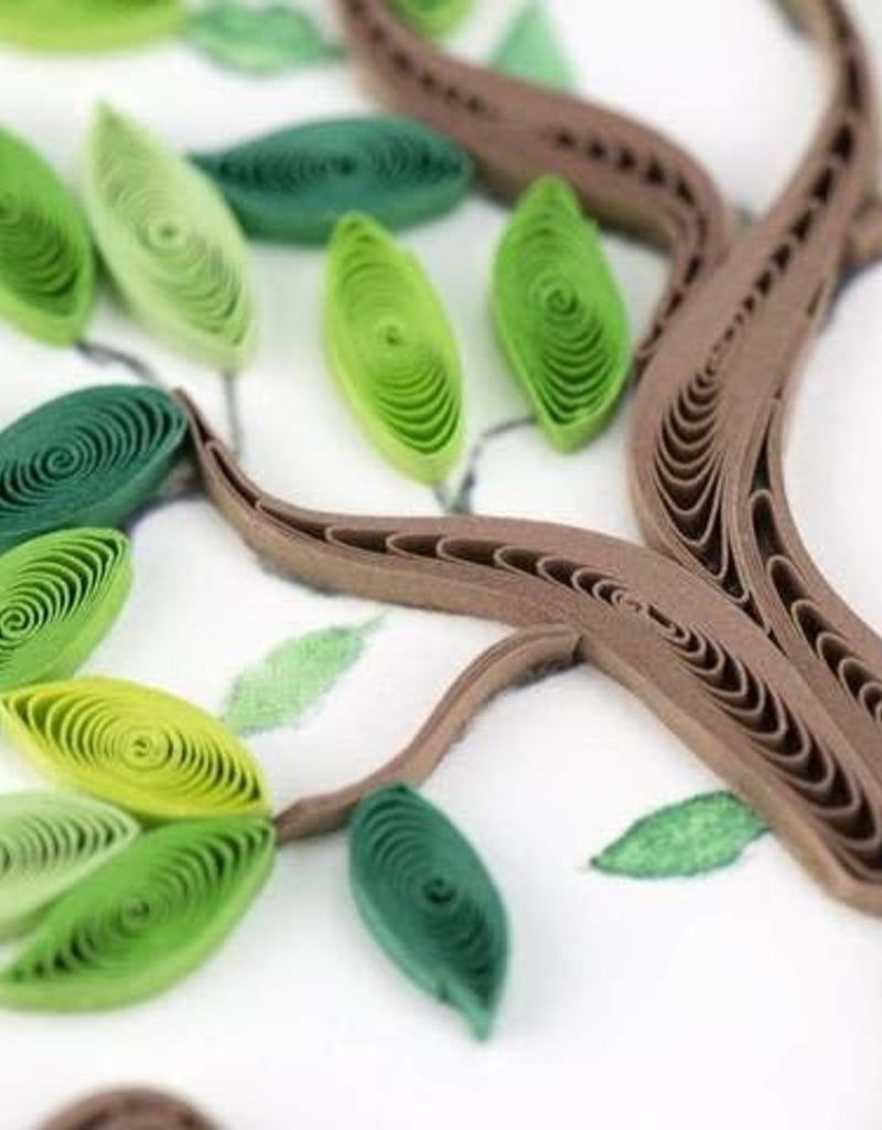 Handcrafted Tree of Life Quilling Card