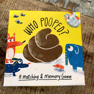 Who Pooped Matching & Memory Game - Apothecary Gift Shop